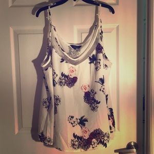 Plus Floral Flowy tank